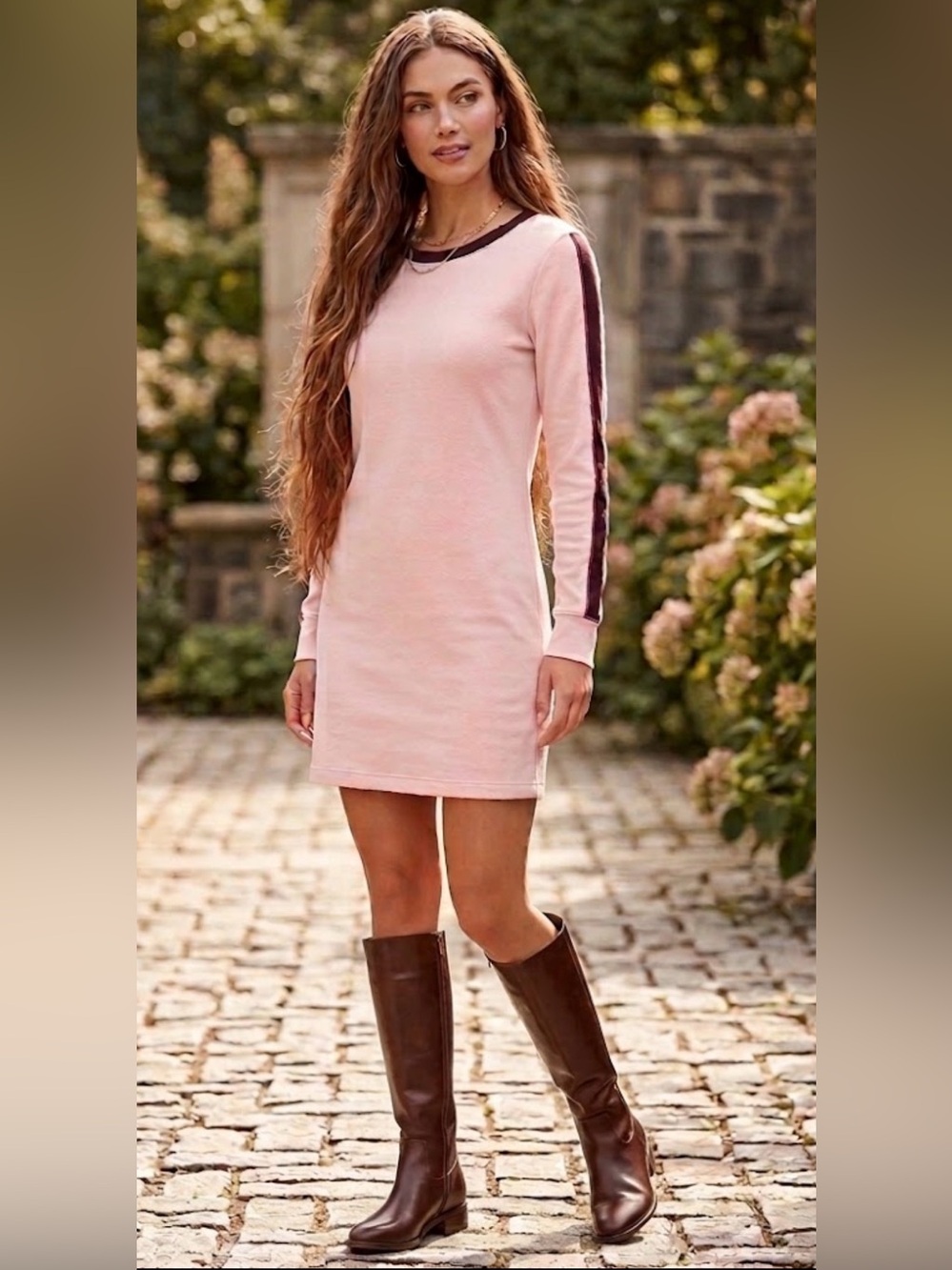 Like New! ABERCROMBIE & FITCH Pink Soft Sweatshirt Dress